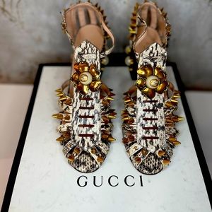 Rare Gucci Spiked Heel Shoes - 100% Authentic